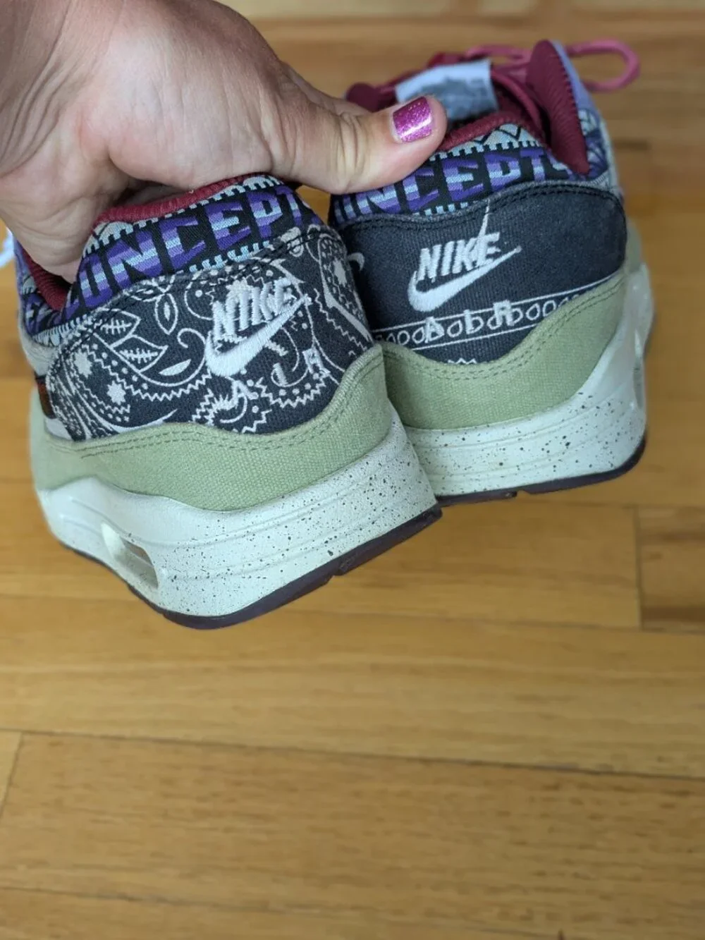 Nike Air Max 1 SP x Concepts 'Mellow' sneakers (men's 9)